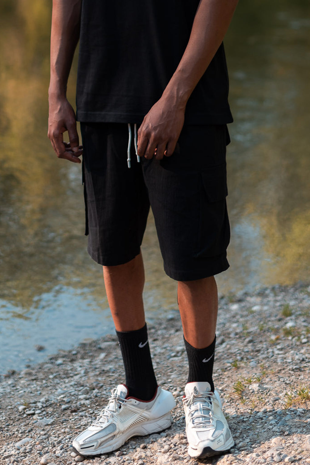 CARGO SHORTS BLACK